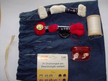 Naaisetje voor het 'barang nummeren'